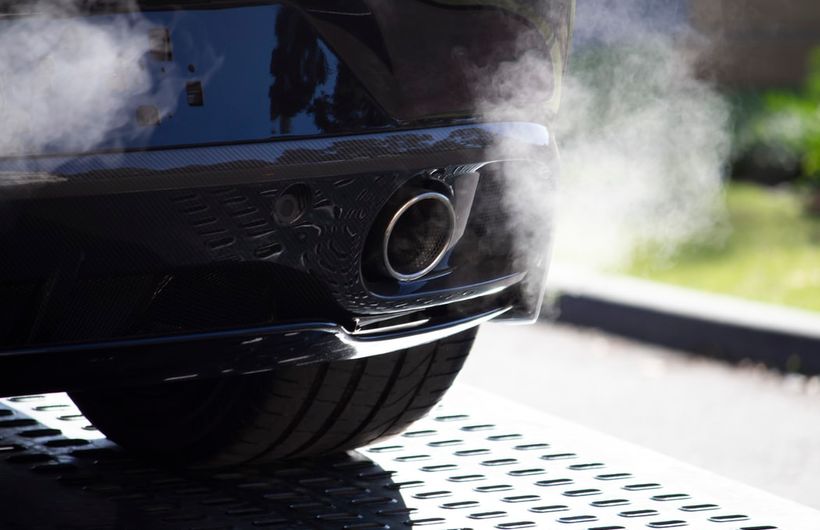Car exhaust pipe